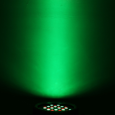 DMX تحكم uplight الزفاف الصمام المرحلة الخفيفة سليم شقة 54 * 3w RGBW تأثير ضوء الاسمية
