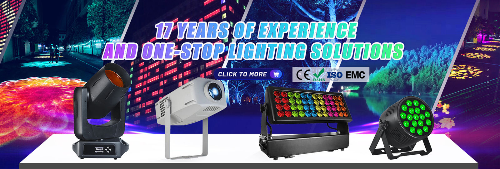 ضوء تأثير المرحلة LED