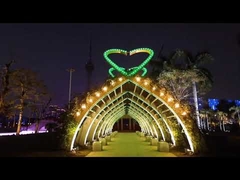 FoShan WenHua Park Art Project Light Show Video