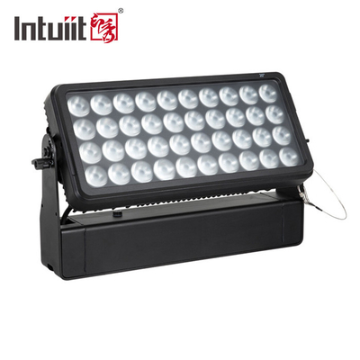 40 * 10W RGBW LED للخارج مدينة لون ضوء شعاع غسيل تأثير الشريط المقاوم للماء غسالة الحائط أضواء الفيضانات IP65 DMX512 وضع التحكم