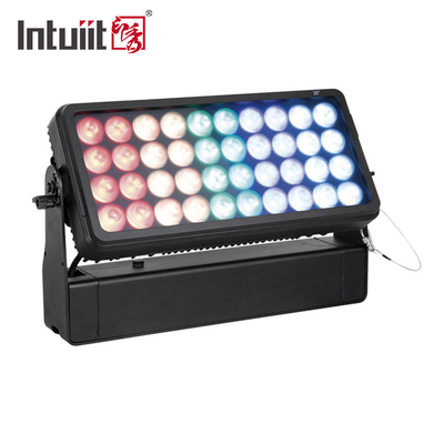 40 * 10W RGBW LED للخارج مدينة لون ضوء شعاع غسيل تأثير الشريط المقاوم للماء غسالة الحائط أضواء الفيضانات IP65 DMX512 وضع التحكم