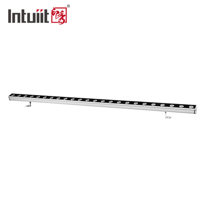 24W DMX512 LED أضواء غسالة الجدار الخطي 0.3M 0.5M 1M 40 درجة زاوية الشعاع