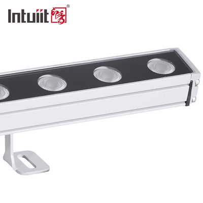 24W DMX512 LED أضواء غسالة الجدار الخطي 0.3M 0.5M 1M 40 درجة زاوية الشعاع