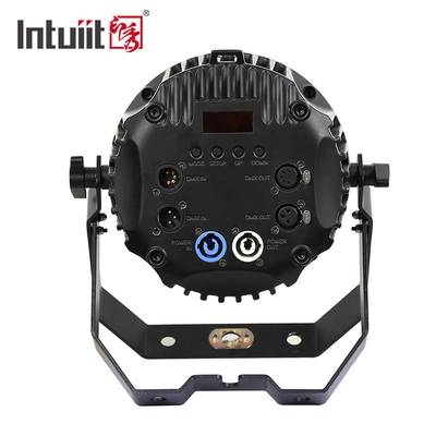 240V داخلي Led Zoom Par 12 * 10w 4 In 1 RGBW زوم عريض 5-60 درجة أضواء مرحلة المهرجان