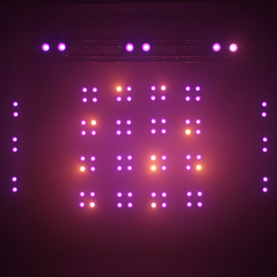 4 عيون LED ضوء العمياء 4x90W RGB 3 في 1 مصفوفة العمياء حفلة دج ديسكو مصابيح المسرح