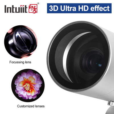 مضاد للماء في الهواء الطلق IP65 60W الإعلانية الدوارة LED Gobo Laser Logo Projector