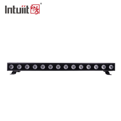 IP65 DMX 14x10w RGBW 4in1 LED المبنى الخارجي غسل الماء غسالة الحائط الضوء مصابيح المسرح
