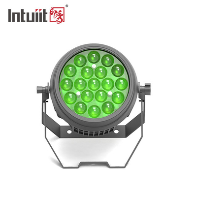 19 LEDs Par Light مقاوم للماء IP65 مقياس للخارج 19x10W RGBW 4in1 مرحلة الضوء DMX512
