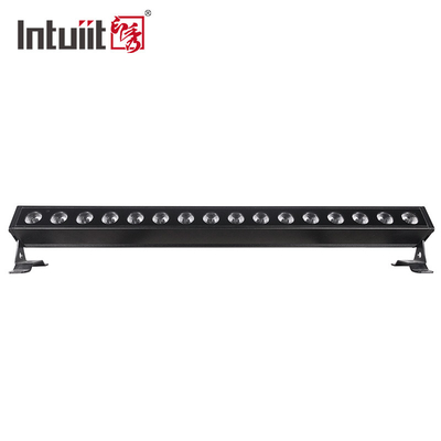 16x5W RGBW LED غسالة الضوء شريط DMX المرحلة الضوء حفل زفاف الكنيسة دي جي أحداث حية مصباح شعاع LED ضوء جو