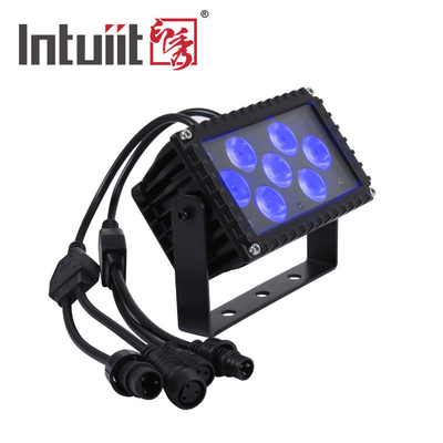 7x3W IP66 مصابيح الفيضانات الخارجيّة المُحرّكة تستخدم مصابيح LED الخارجيّة بزاوية 25 درجة التصوير المعماري مصباح الفيضانات مصباح الواجهة