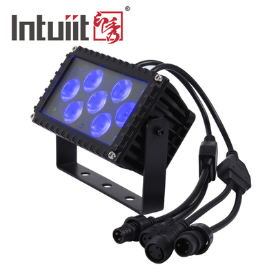 7x3W IP66 مصابيح الفيضانات الخارجيّة المُحرّكة تستخدم مصابيح LED الخارجيّة بزاوية 25 درجة التصوير المعماري مصباح الفيضانات مصباح الواجهة