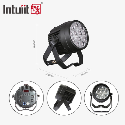 12x10W RGBW 4in1 LED Par Light أضواء المسرح للأداء والتأثيرات الإضاءية