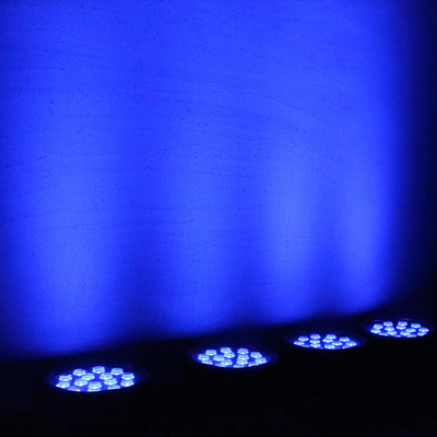 90w RGBW LED Flat Par Light مصباح المسرح Dmx Control DJ Disco لحفلات الزفاف