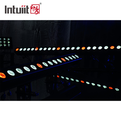15*10 واط مبنى خارجي IP65 مضاد للماء بار صلب بكسل DMX512 RGBWA-UV 6IN1 LED غسالة الحائط الضوء