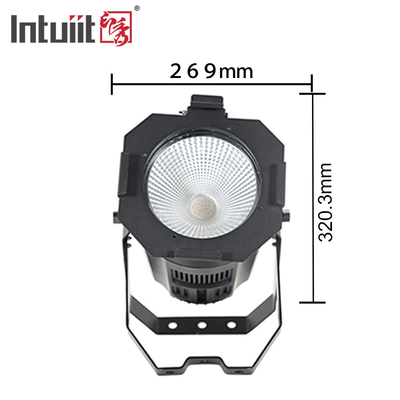 200W COB LED Par Light Cool White 4 في 1 Strobe Stage Light DMX Control DJ معدات الديسكو إضاءة المسرح