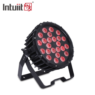 ضوء المسرح المهني 82W RGB 24*Tri-3W داخلي DMX512 ضوء LED سليم مسطح