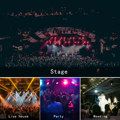 7 مصابيح 22W LED Par Stage RGB ضوء ديسكو Dmx512 ضوء المسرح للحفلات DJ الحدث