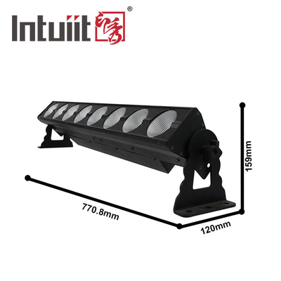 IP65 8 * 15W مصباح المسرح مع DMX RDM LED غسالة الحائط ضوء شريط dj ضوء رجب بكسل LED شريط مرحلة ضوء