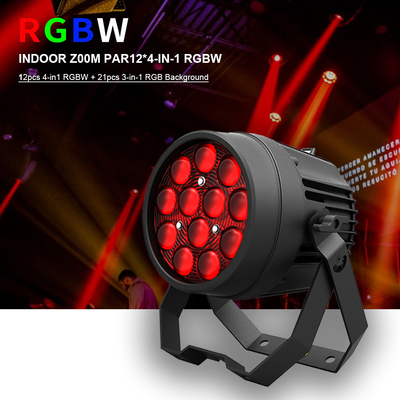 12x10W RGBW 4in1 LED Par Light أضواء المسرح للأداء والتأثيرات الإضاءية