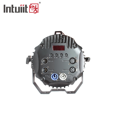سبيكة الألومنيوم LED Flat Par 12x10W RGBW 4in1 DMX512 للديسكو حفلة المسرح حفل زفاف مسرح تأثير الإضاءة