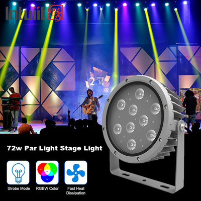 IP65 72W RGBW 4 في 1 أضواء حديقة LED