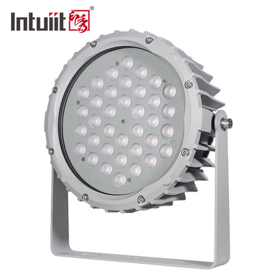 72 واط RGBW DMX512 مقاوم للماء أدى ضوء الفيضانات المناظر الطبيعية الخارجية حديقة جولة المرحلة ضوء الاسمية