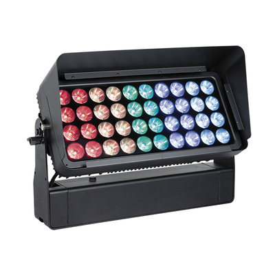 40x10W RGBW مضاد للماء غسيل الجدار مبنى الضوء Led Flood Light IP65 City Color Stage Light للكنيسة