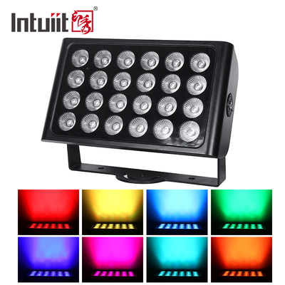 بيع ساخن 24pcs 160w LED RGBW 4 في 1 مدينة لون ضوء غسل زوم للملهى الليلي في الهواء الطلق حفلة المسرح حفل زفاف