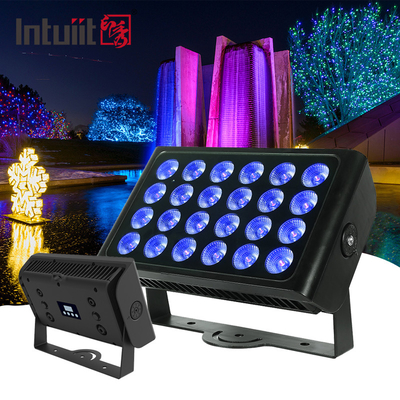 بيع ساخن 24pcs 160w LED RGBW 4 في 1 مدينة لون ضوء غسل زوم للملهى الليلي في الهواء الطلق حفلة المسرح حفل زفاف