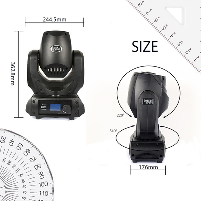 LED 50w غوبو متحرك رأس بقعة ضوء مرحلة ضوء لنادي دي جي مرحلة الإضاءة الحفلة ديسكو حفل زفاف