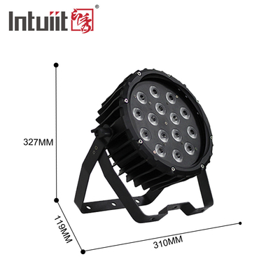 مصابيح الدي جي بار للمسرح - 90W LED Par Can Light RGBW DMX Control Uplights لحفلات الزفاف في الكنيسة