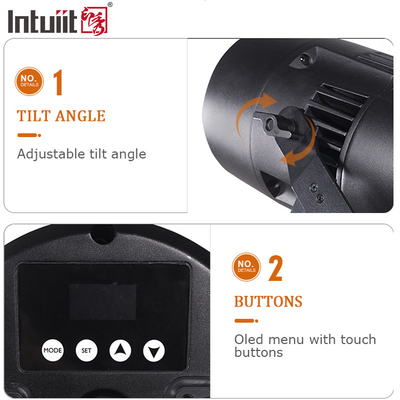 IP65 DMX Led Cob 200w Par الإضاءة في الخارج أضواء عيد الميلاد RGBW