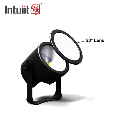 120W RGBW COB LED Par Light DMX المسرح DJ Par Can Light ضوء العمياء للفندق المسرح المسرح