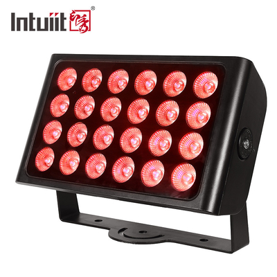 مضاد للماء 24pcs 160w LED Flood Light RGBW 4 In 1 City Color Light 24*10w LED الخارجي غسالة الحائط مصابيح المسرح