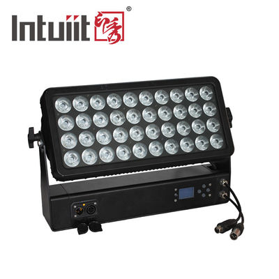 IP65 طاقة عالية إضاءة المسرح الخارجي 40X10W RGBW 4in1 LED غسيل الحائط الضوء الألومنيوم دي جي ديسكو DMX التحكم