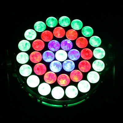 37x10W RGBW 4in1 Led غسل المرحلة الإضاءة DMX المهنية ضوء DJ 370W زوم تحريك رأس الضوء للحفلات