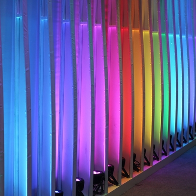 المهنية 12pcs 4in1 12x3W LED الطرف الخارجي Par يمكن أن الضوء الإضاءة المسرحية RGBW سبيكة الألومنيوم دي جي غسيل Par نايتكلب ضوء