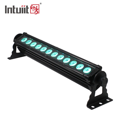 12X3W غسالة الحائط الخارجي LED IP65 مقاوم للماء DMX RGB LED خطي غسالة الضوء