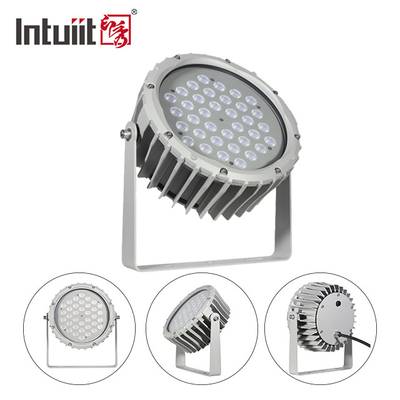 واجهة المناظر الطبيعية DMX512 RGBW المتحكم فيها مقاومة للماء IP65 في الخارج 72W ضوء فيضان LED