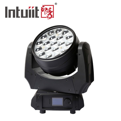 ضوء المسرح LED 19x10W DMX RGBW 4in1 زوم LED غسل الحائط ضوء رأس متحرك للدي جي بار ديسكو نادي الحفل