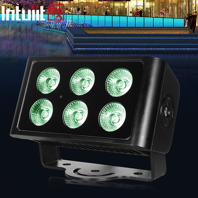 6x5W 4in1 في الهواء الطلق dmx rgbw IP65 أدى غسالة الحائط أدى ضوء الفيضان