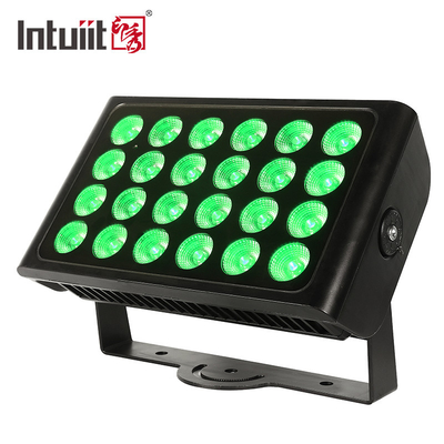 24PCS 10w مضاد للماء LED غسالة الحائط الضوء الطاقة العالية LED ضوء الفيضان RGBW LED مدينة لون الضوء