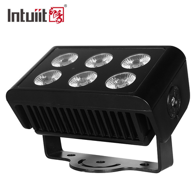 DMX512 6x5W RGBW 4in1 IP65 مقاوم للماء DJ حفل زفاف مدينة غسالة الحائط في الهواء الطلق LED غسل ضوء الفيضان