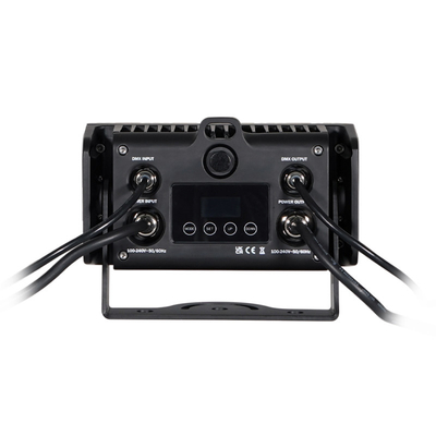 DMX512 6x5W RGBW 4in1 IP65 مقاوم للماء DJ حفل زفاف مدينة غسالة الحائط في الهواء الطلق LED غسل ضوء الفيضان