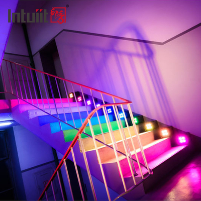 IP54 مصغرة مضيئة 4X12W بطارية ضوء 4 LEDs لاسلكي DMX و IR المتحكم بالبعيد مضيئة نادي ديسكو