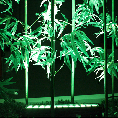 12X3W غسالة الحائط الخارجي LED IP65 مقاوم للماء DMX RGB LED خطي غسالة الضوء