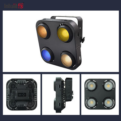 أضواء 400 واط مقاومة للماء بأربعة عيون مع ألوان RGB أبيض دافئ وعنبري للمسرح LED IP65 إضاءة الجمهور