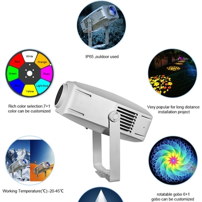 ضوء إعلانات غوبو بروجكتور 400 واط إشارة LED ضوء إعلان جداري خارجي مقاوم للماء Ip65