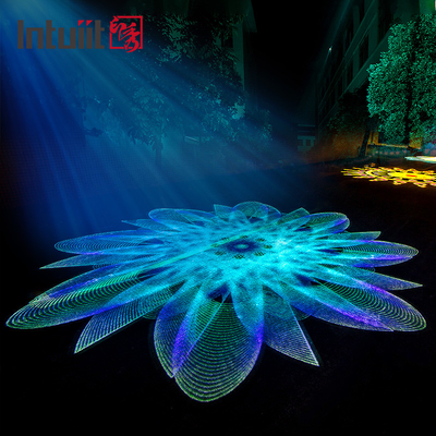 مقاوم للماء IP65 200w Gobo Projector شعار مخصص Rotating Gobo Projector Light المباني الخارجية