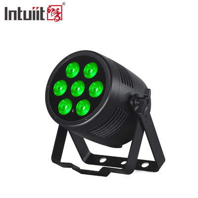 مضاد للماء اللاسلكي DMX في الهواء الطلق 7x20W RGBWA UV 6in1 IP65 LED Par Light Uplight خارجية